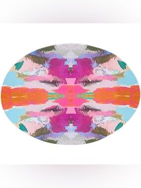 Laura Park Designs Begonia Melamine Platter